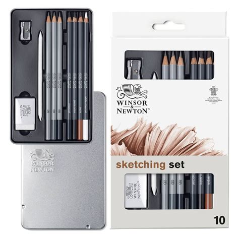 Winsor Newton Studio Collection Sketching Pencil Set Of 10 Jerry