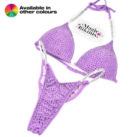 Quick Ship Bikini 170 Bikini I Matching Crystals 3 4mm Spacing Magic Bikinis Custom