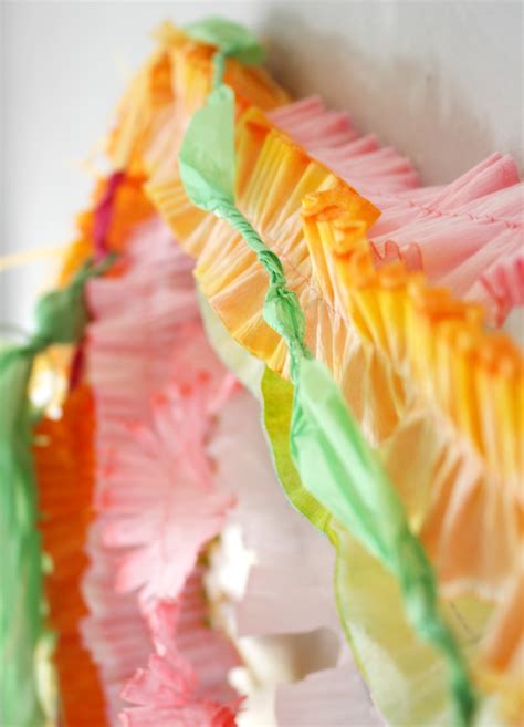 Tissue Paper Garland