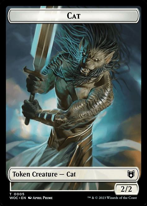 Cat · Wilds Of Eldraine Commander Tokens Twoc 5 · Scryfall Magic The Gathering Search