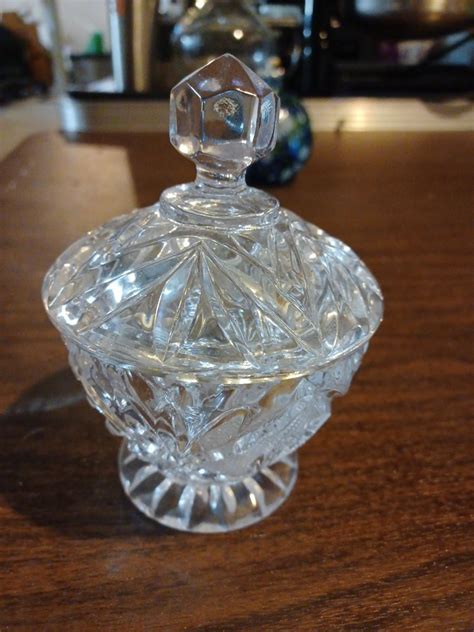 Cut Glass Sugar Bowl