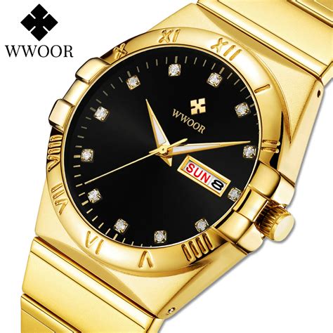 Wwoor New Fashion Watch For Men Luxury Original Quartz Clock Sport