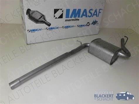 IMASAF Auspuff Mitteltopf Anbauteile für Audi A4 Avant B6 B7 2 0 96KW