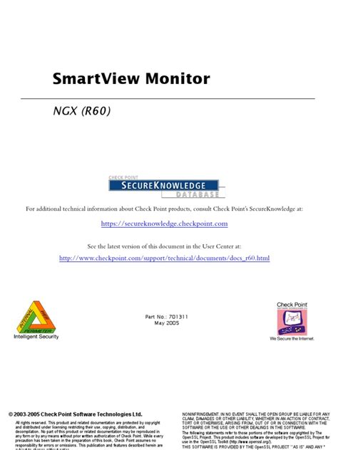 PDF Checkpoint NGX Smart View Monitor DOKUMEN TIPS