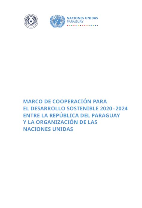 Marco De Cooperación Para El Desarrollo Sostenible 2020 2024 Entre La