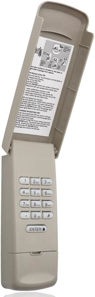 Amazon Universal Garage Door Opener Keypad Compatible With