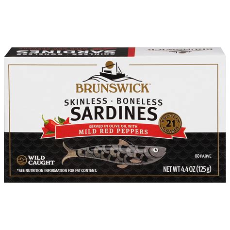 Brunswick Wild Caught Skinless And Boneless Sardines