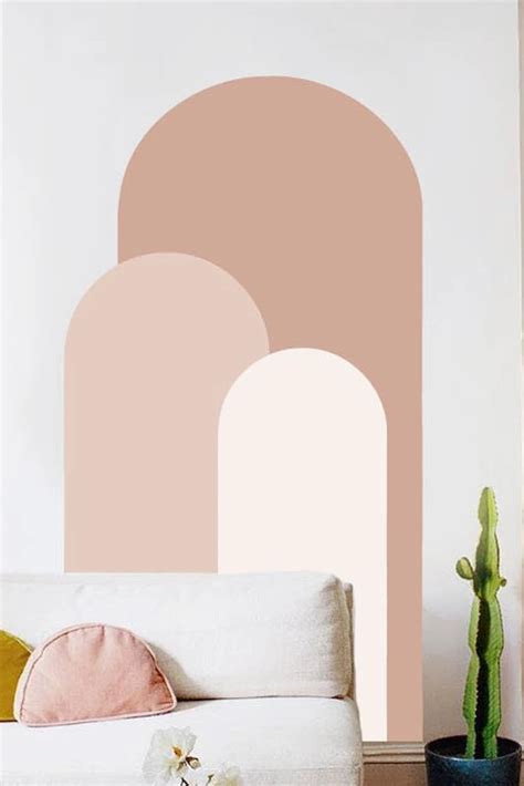 Color Block Arch Decals Arch Wall Sticker Arch Color Decal Etsy