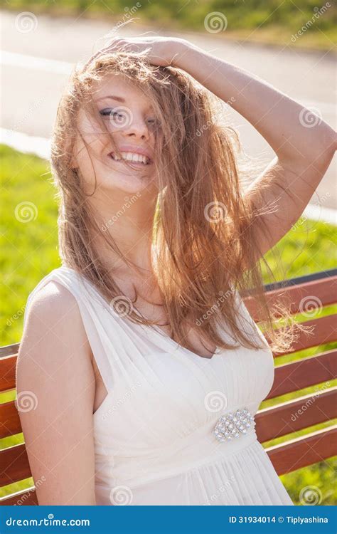 Pretty Young Happy Summer Girl Stock Photo Image Of Attractive