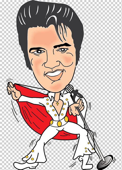 Ilustraci N De Elvis Presley Caricatura De Dibujos Animados De Elvis