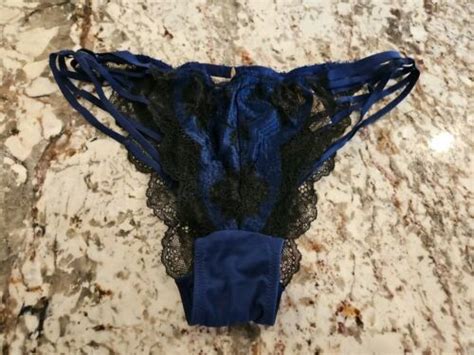 True Vintage Victorias Secret Very Sexy Lace Strappy Cheekini Bikini