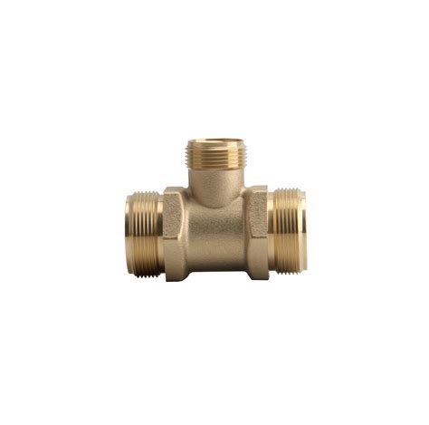 External Thread Brass Tee Gas Fitting China Threaded Brass Fittings