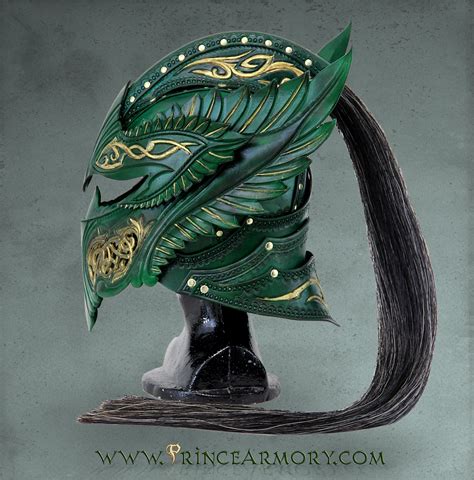 Green Elven Knight Helmet By Azmal On Deviantart