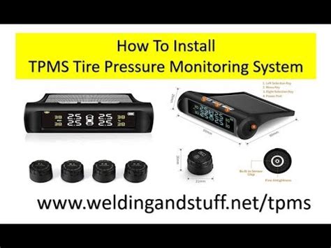 How To Install Your TPMS Tire Pressure Monitoring System Solar Power