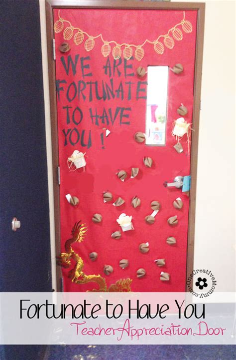 Teacher Appreciation Ideas For Door Decorating Onecreativemommy Com