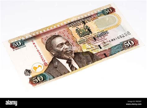 50 Kenyan Shillings Bank Note Of Kenya Kenyan Shilling Is The National