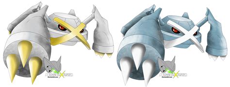 Metagross + Shiny version by Mega-X-stream on DeviantArt