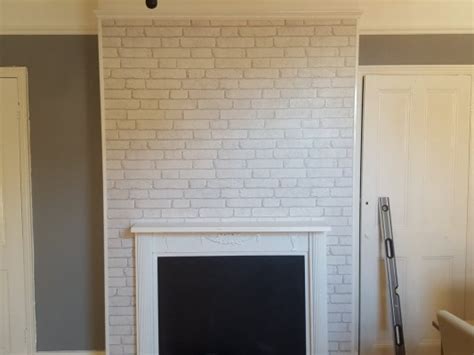 Brick Wallpaper Fireplace Mriya Net