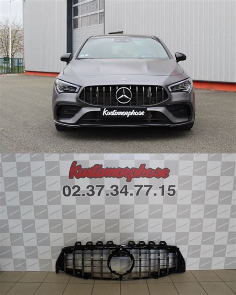 Calandre Gt R Amg Panamericana Pour Mercedes Cla W Kustomorphose