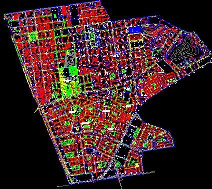 Plano Catastral Distrito San Juan De Lurigancho En Dwg Mb