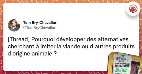 Thread Pourquoi Les Vegans Mangent Des Imitations De Viandes Twog