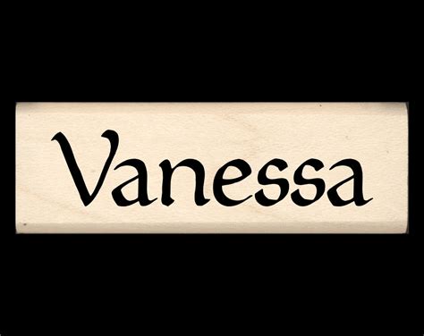 Vanessa Name Stamp – Stamps by Impression