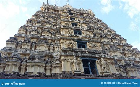 Vellore fort temple stock image. Image of building, historic - 102338113