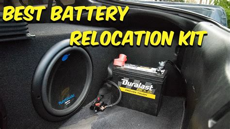 How To Relocate Your Battery To The Trunk Easiest Way Youtube