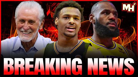 BREAKING NEWS SHOCKED THE NBA WORLD BRONNY AND LEBRON TO MIAMI