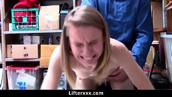 Blonde Teen Catarina Caught Shoplifting Fucked By Mall Cop After