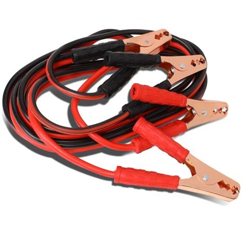 Jumper Battery Cables Heavy Duty Booster Cable With 500 Amp Clamps 2