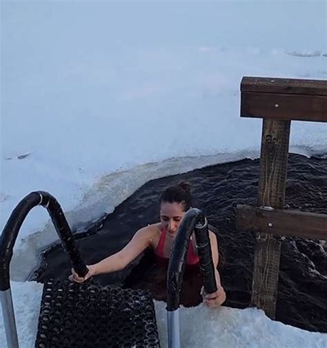 Pragya Jaiswal Sizzles In Bikini During Takes A Dip In Freezing Cold Glam Actress