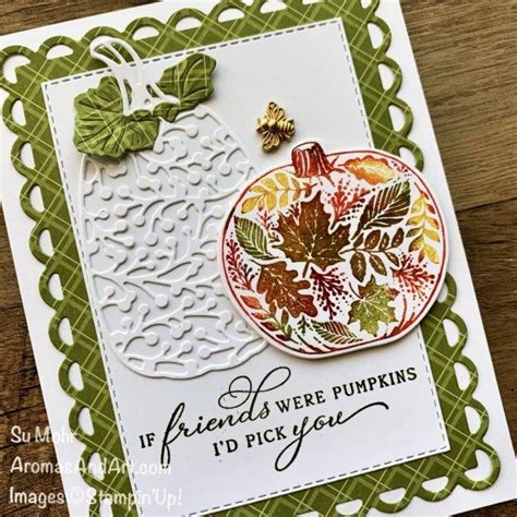 Pretty Pumpkins Friendship Card Aromas And Art Pretty Pumpkins