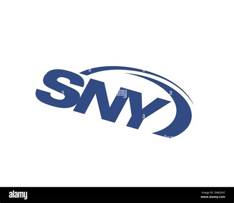 SportsNet New York, Rotated Logo, White Background B Stock Photo - Alamy