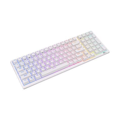 Royal Kludge RK98 White Hot Swappable RGB Backlight TRT TECH