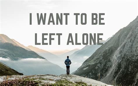 I Want To Be Left Alone 10 Eye Opening Insights Loopward