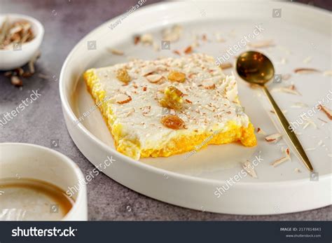 Sindhi Indian Mithai Sev Badam Halwa Stock Photo 2177814843 Shutterstock