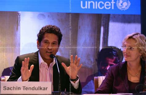 Buy Sachin Tendulkar Becomes UNICEFs Brand Ambassador For South Asia