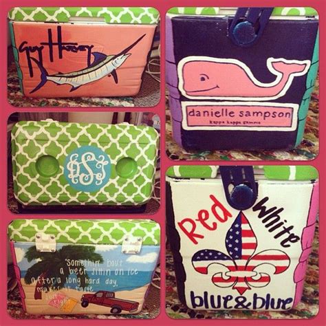 Sororitysugar Cooler Painting Sorority Coolers Crafts