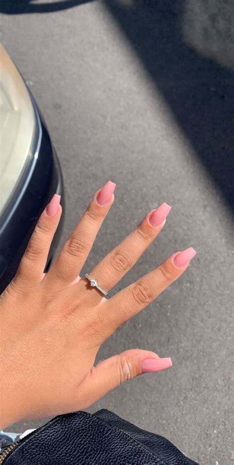 Pink Nude Acrylic Nails Nails Acrylic Nails Pink