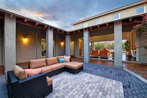 Courtyard Rimstone In Sedona Az Transitional Patio Phoenix By