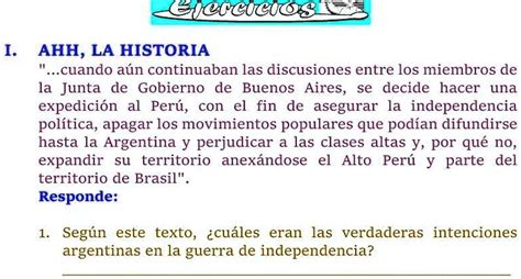 SOLVED según este texto Cuáles eran las verdades intenciones