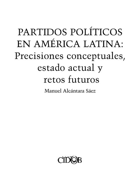 Partidos Pol Ticos En Am Rica Latina Partidos Pol Ticos En Am Rica