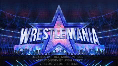 Here It Is The Wrestlemania 38 Stage Concept For This Year Designed By Myself And Animated By