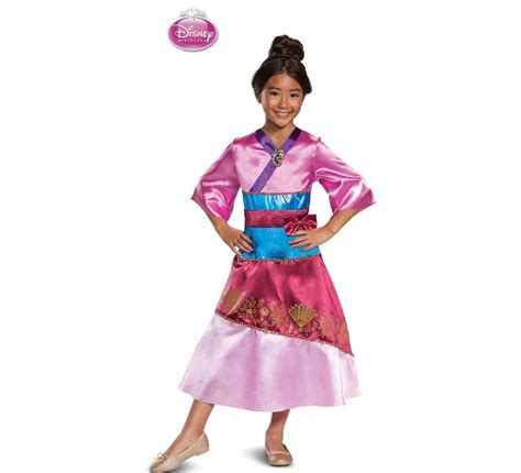 Déguisement Mulan de luxe Disney pour fille