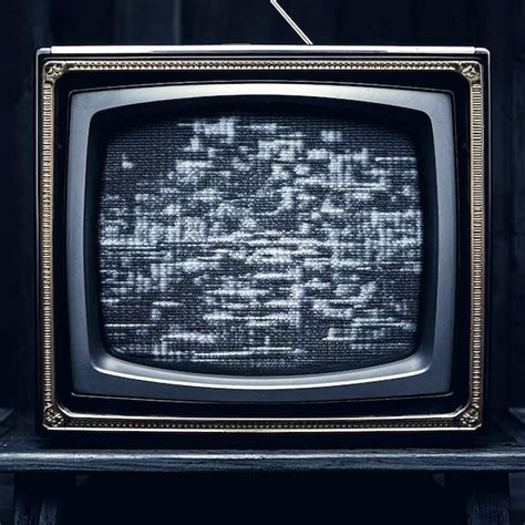 Vector Old Vintage Television Isolated Isolated Premium Ai Generated