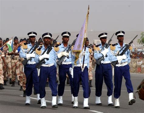 Djibouti Army Ranks Land Ground Forces Combat Field Uniforms Military