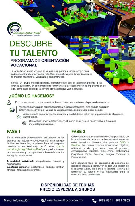 Pdf Descubre Tu Talentodescubre Tu Talento Programa De Orientaci N