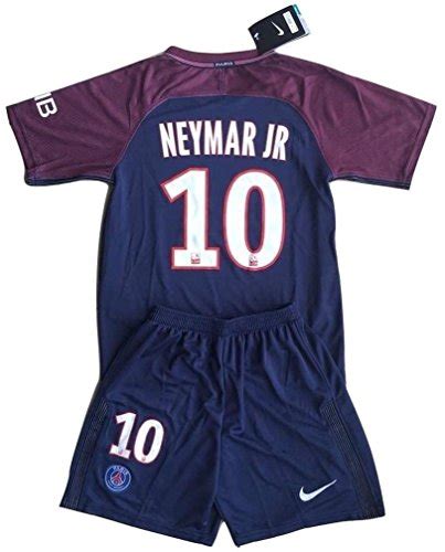 Buy NEYMAR JR 10 Paris Saint Germain Home Soccer Jersey Shorts Youth