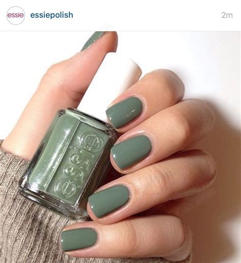 Fall Green Essie Nail Polish